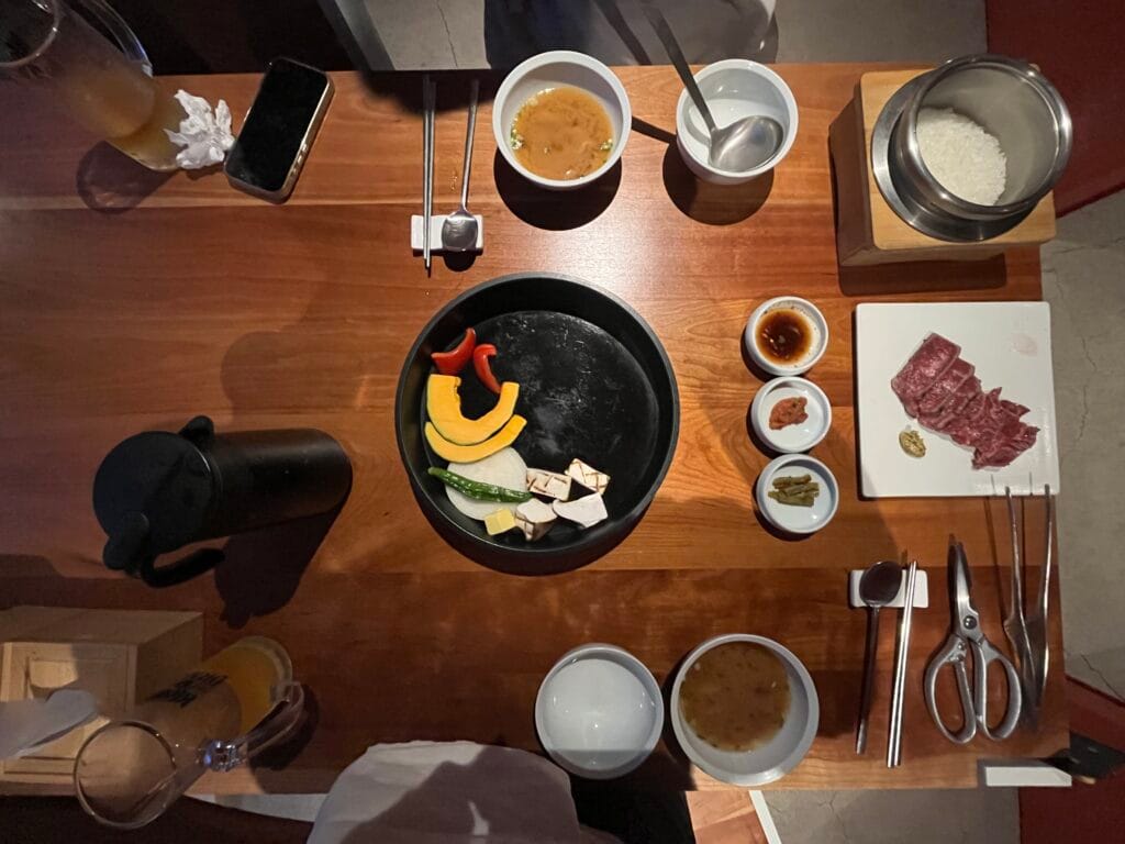 이제 경주 숙소 저녁 메인 메뉴